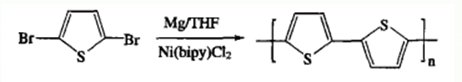 金屬催化劑制備無取代聚噻吩